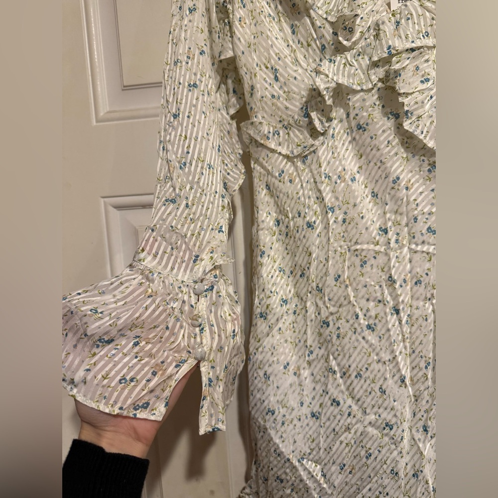 NWT Free People Sweetest Thing Ivory Floral Dress - Picture 3 of 16
